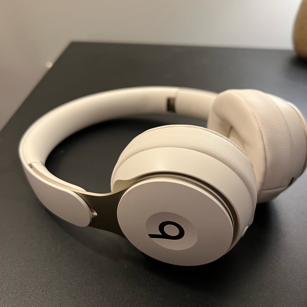 Beats Solo Pro Wireless Noise Cancelling On-ear Headphones - Ivory